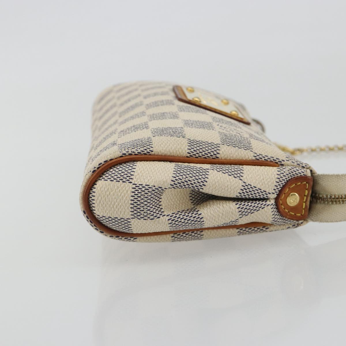 LOUIS VUITTON Damier Azur Eva Shoulder Bag 2way N55214 LV Auth 192924A