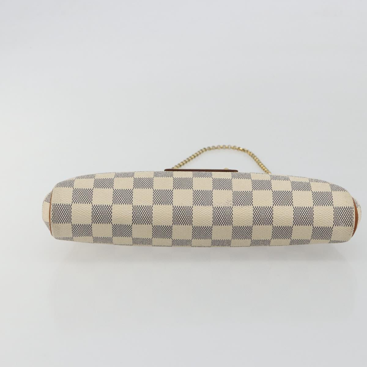 LOUIS VUITTON Damier Azur Eva Shoulder Bag 2way N55214 LV Auth 192924A