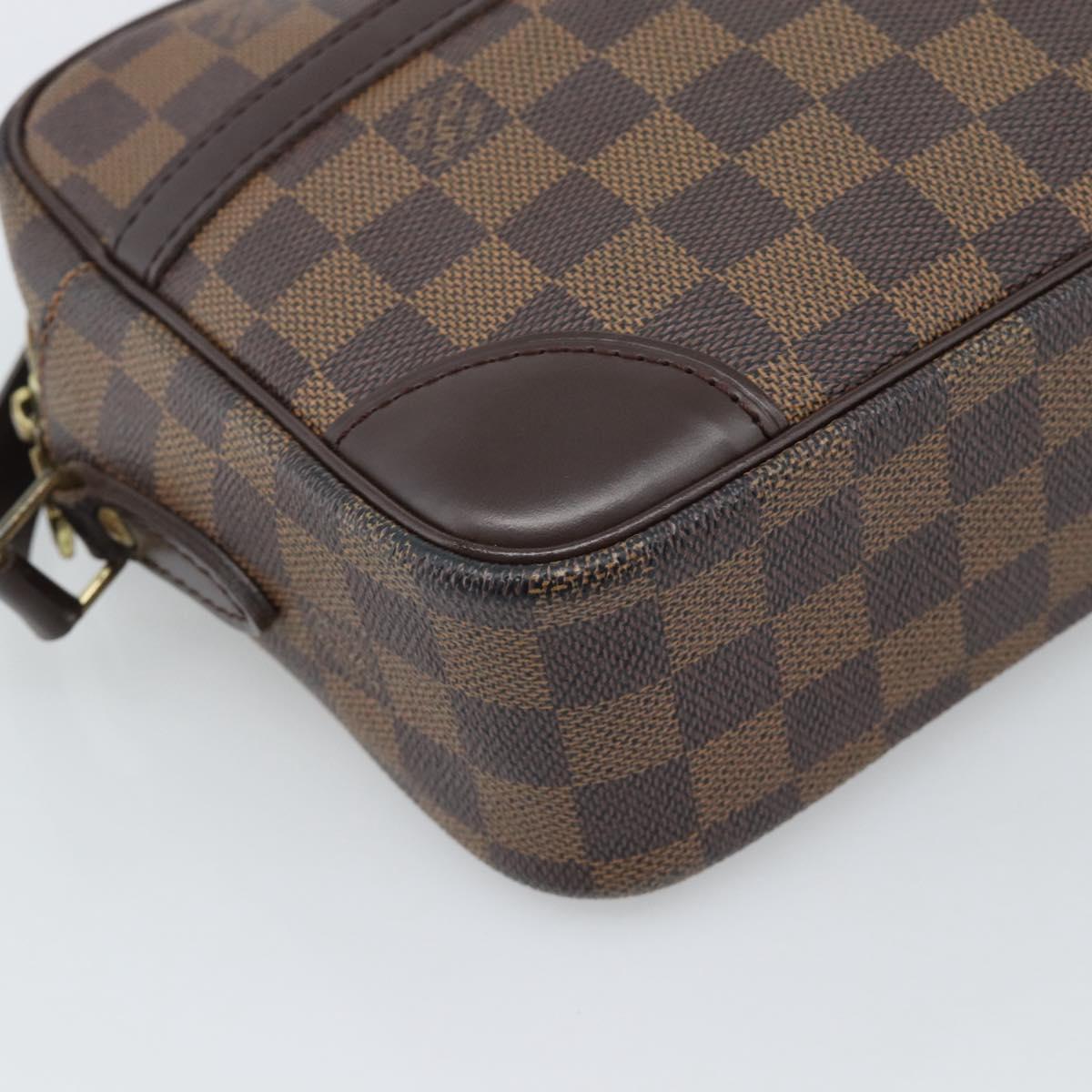 LOUIS VUITTON Damier Ebene Trocadero 27 Shoulder Bag SPO N48085 LV Auth 192937V