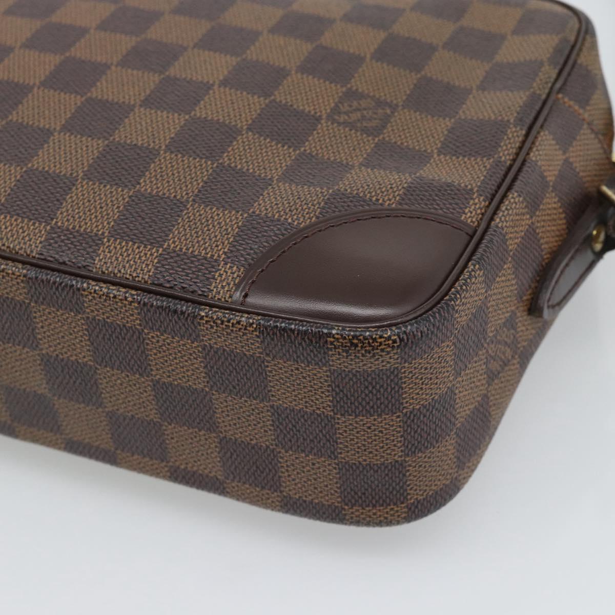 LOUIS VUITTON Damier Ebene Trocadero 27 Shoulder Bag SPO N48085 LV Auth 192937V