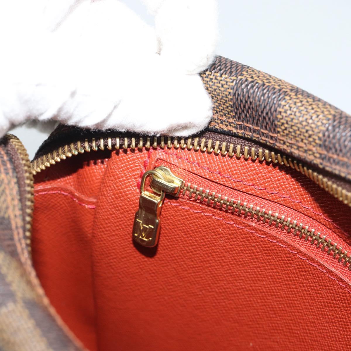 LOUIS VUITTON Damier Ebene Trocadero 27 Shoulder Bag SPO N48085 LV Auth 192937V