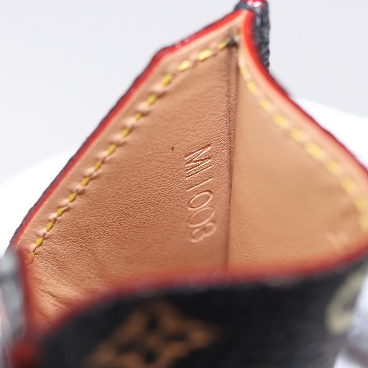 LOUIS VUITTON Monogram Multicolor Etui Hand Mirror Black M92651 LV Auth 192940V