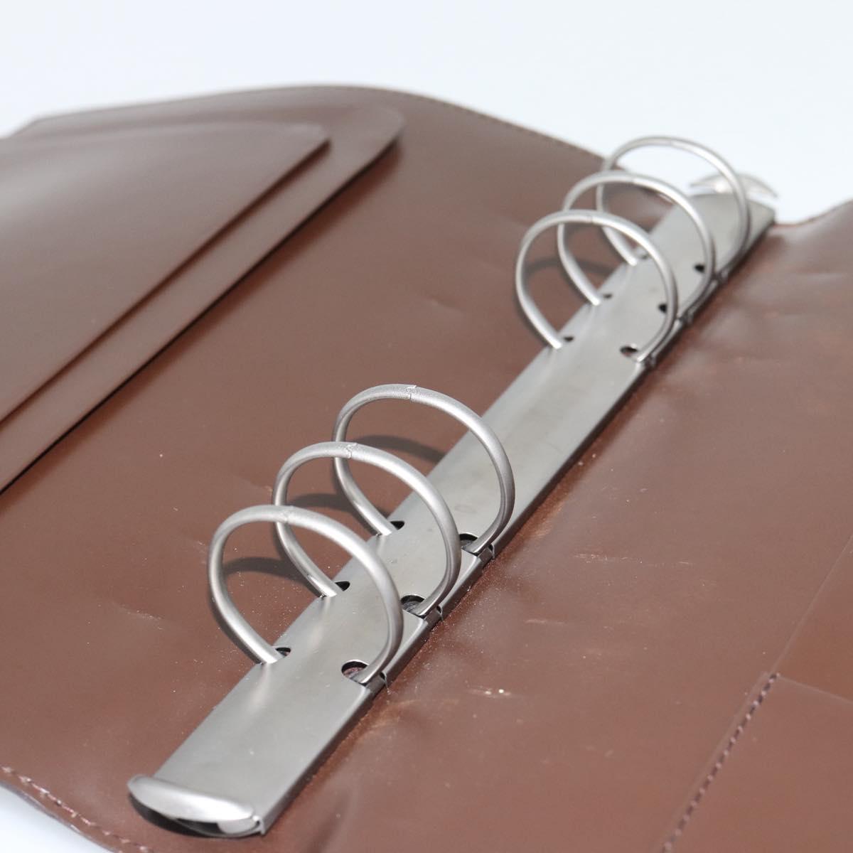 LOUIS VUITTON Epi Agenda GM Day Planner Cover Mocha Brown R2006D LV Auth 192942