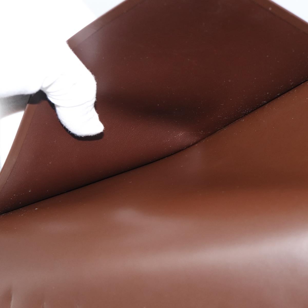 LOUIS VUITTON Epi Agenda GM Day Planner Cover Mocha Brown R2006D LV Auth 192942