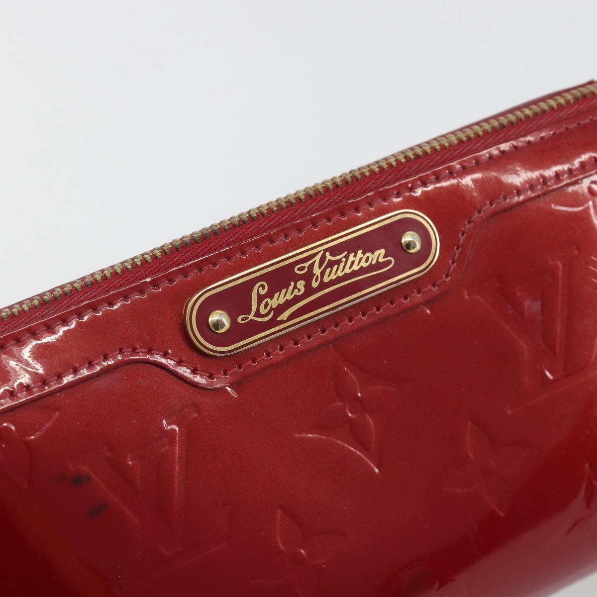 LOUIS VUITTON Monogram Vernis Trousse Cosmetic Pomme D'amour M93568 Auth 192945