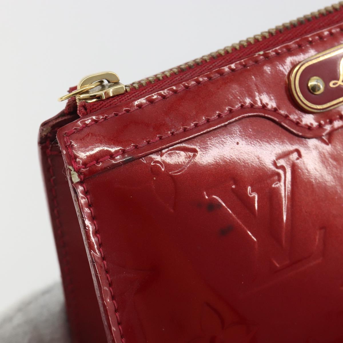 LOUIS VUITTON Monogram Vernis Trousse Cosmetic Pomme D'amour M93568 Auth 192945