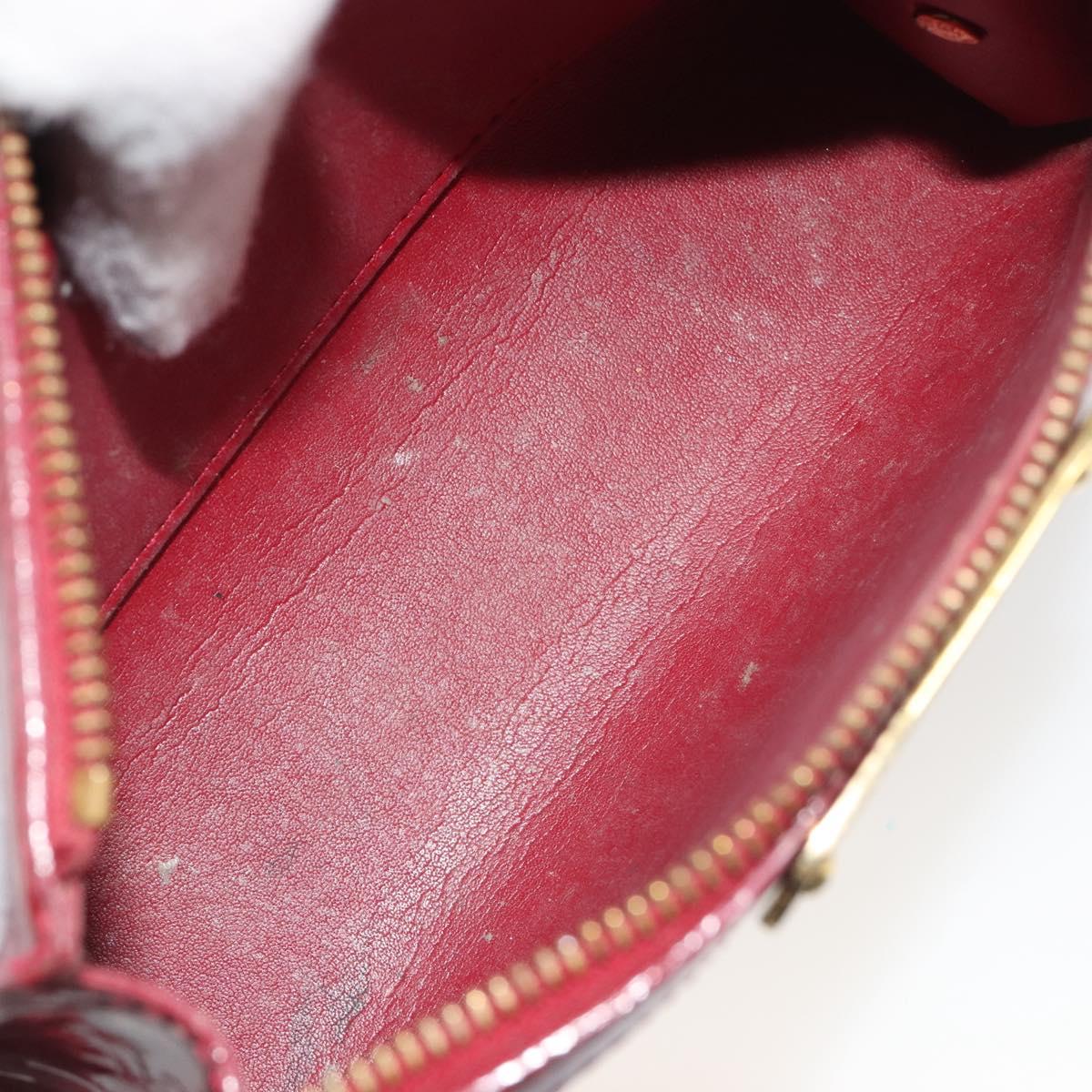 LOUIS VUITTON Monogram Vernis Trousse Cosmetic Pomme D'amour M93568 Auth 192945