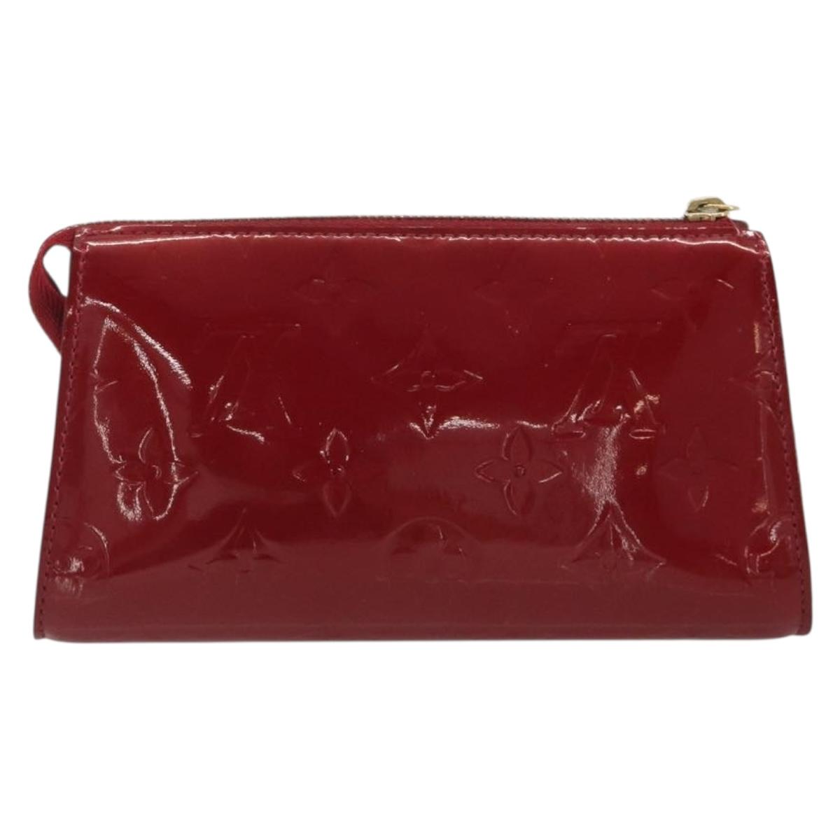 LOUIS VUITTON Monogram Vernis Trousse Cosmetic Pomme D'amour M93568 Auth 192945
