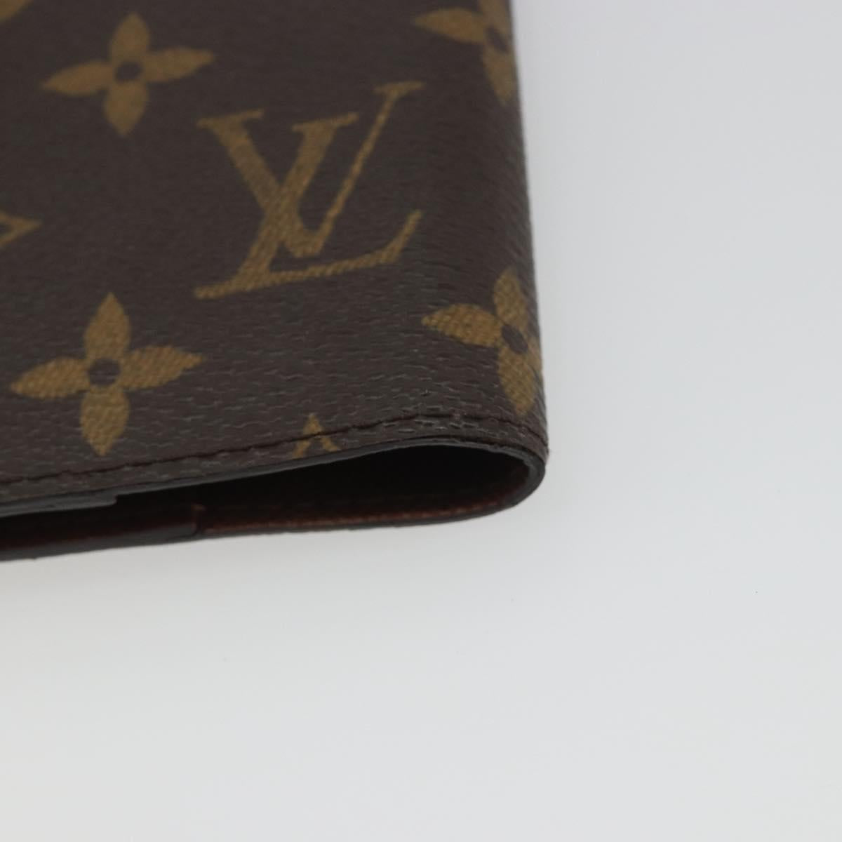 LOUIS VUITTON Monogram Agenda Partonaire PM Day Planner Cover R21029 Auth 192947