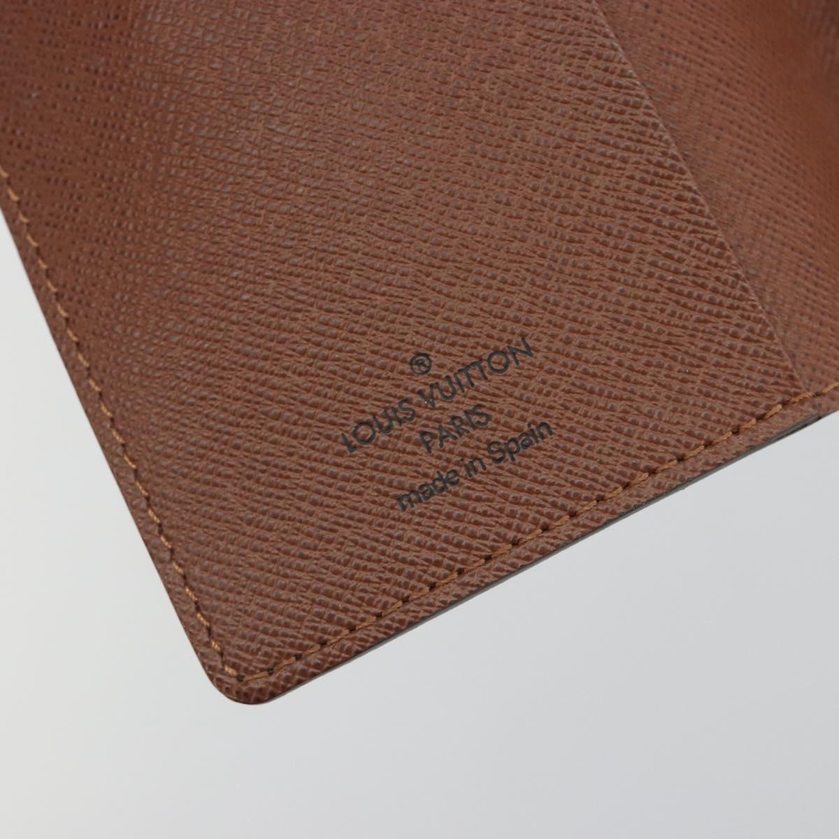 LOUIS VUITTON Monogram Agenda Partonaire PM Day Planner Cover R21029 Auth 192947