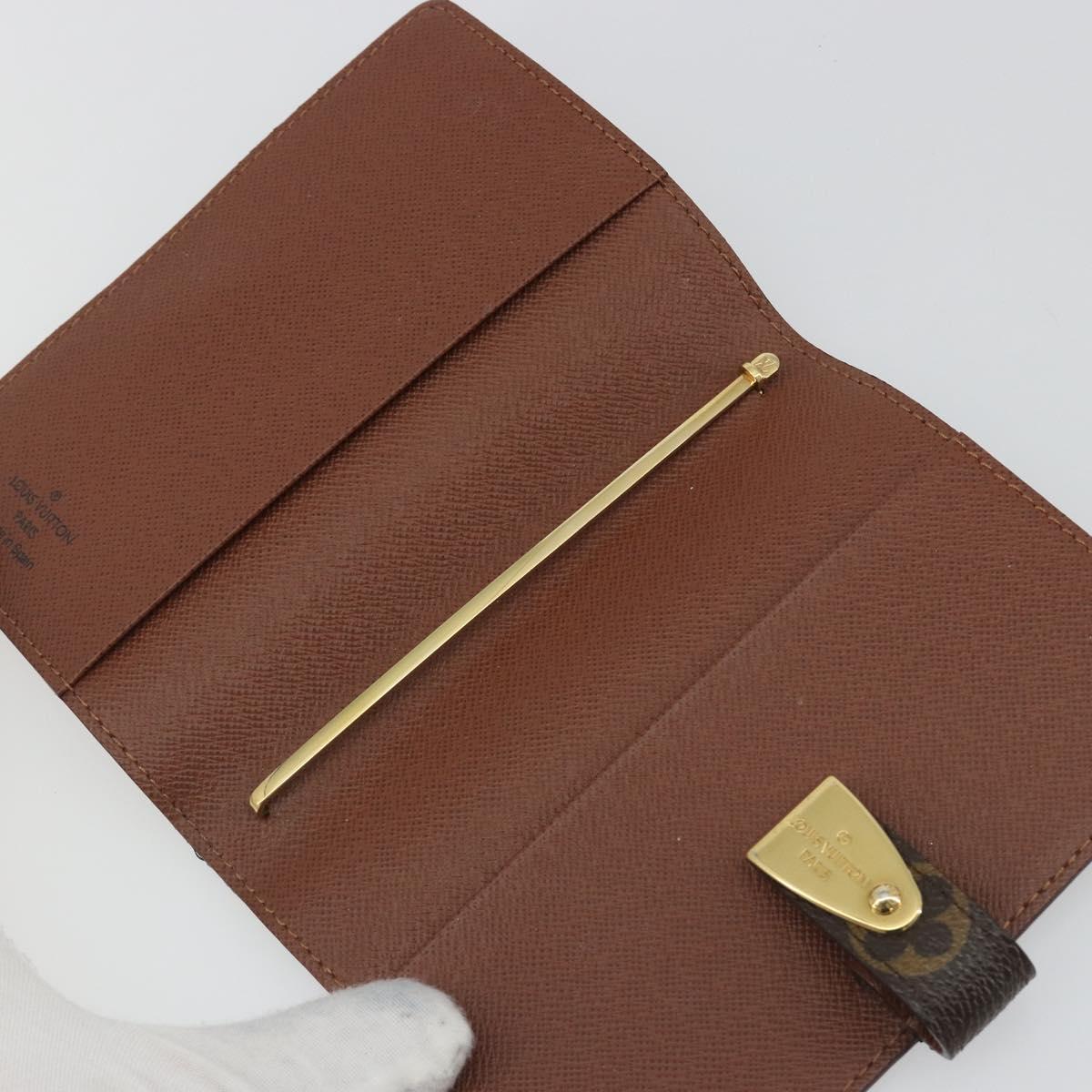 LOUIS VUITTON Monogram Agenda Partonaire PM Day Planner Cover R21029 Auth 192947