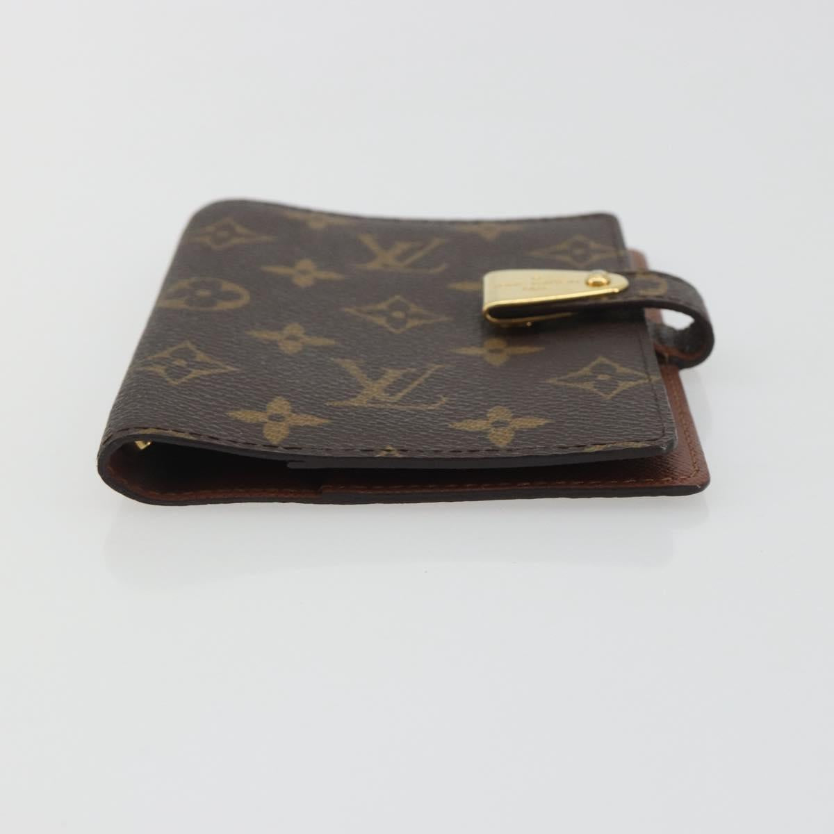 LOUIS VUITTON Monogram Agenda Partonaire PM Day Planner Cover R21029 Auth 192947