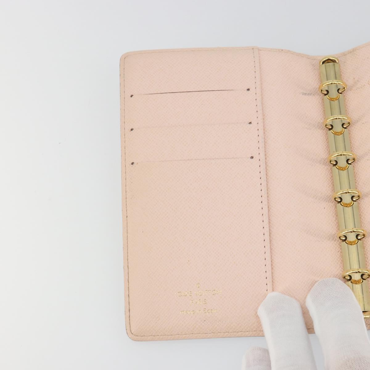 LOUIS VUITTON Monogram Agenda PM Koala Day Planner Cover Pink R21013 Auth 192948