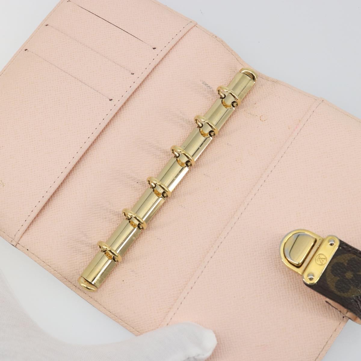 LOUIS VUITTON Monogram Agenda PM Koala Day Planner Cover Pink R21013 Auth 192948