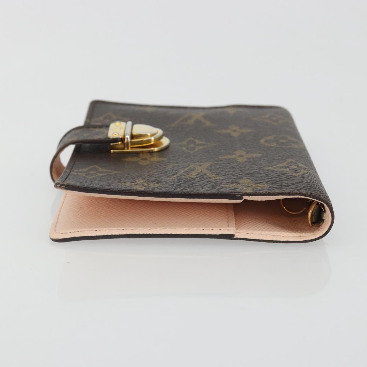 LOUIS VUITTON Monogram Agenda PM Koala Day Planner Cover Pink R21013 Auth 192948