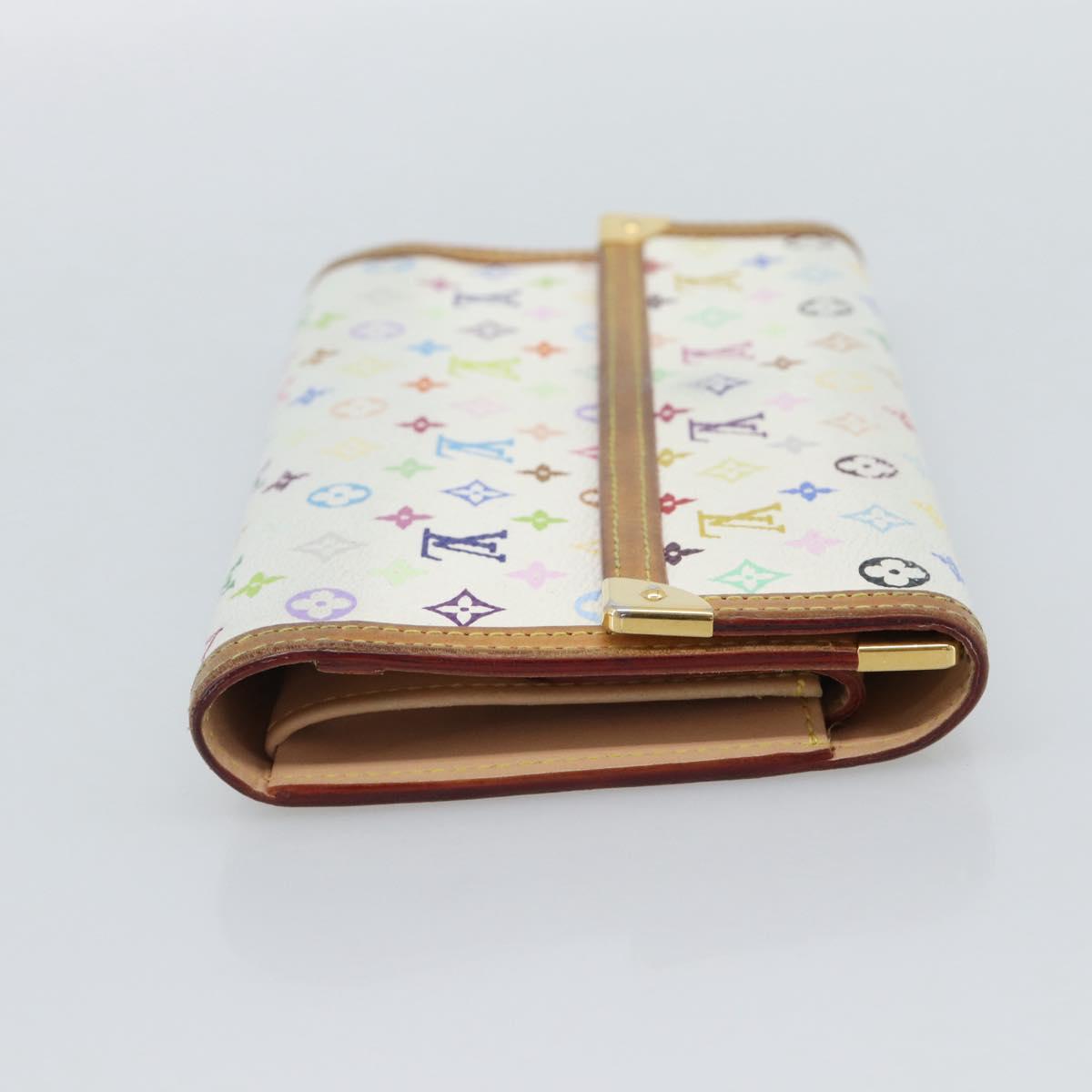 LOUIS VUITTON Monogram Multicolor Porte Tresor International M92659 Auth 192950