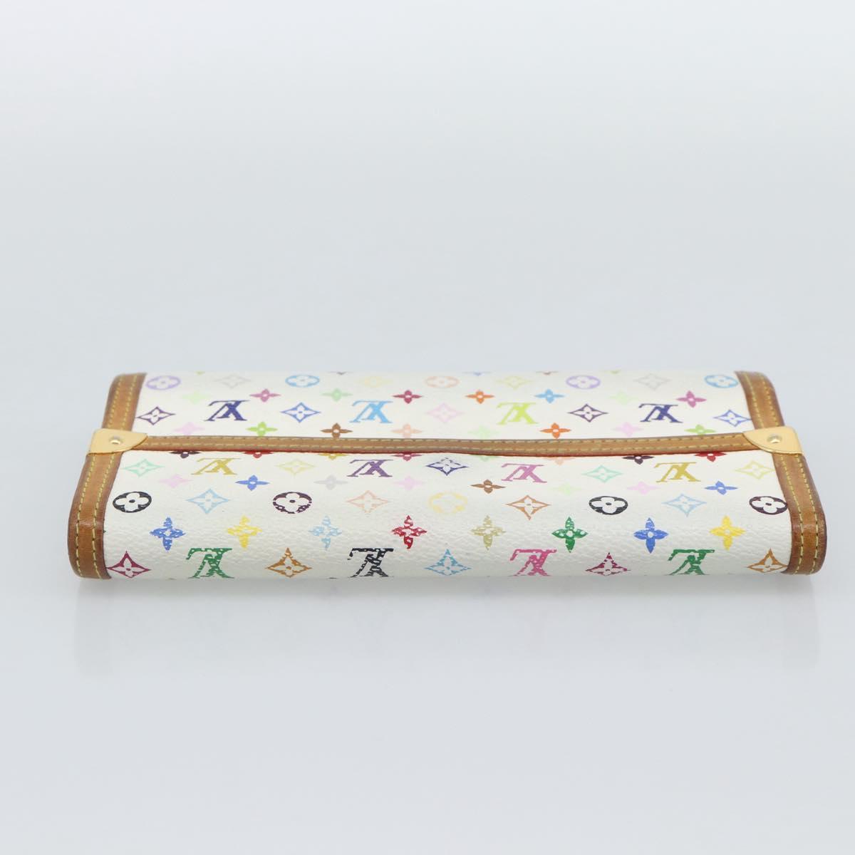 LOUIS VUITTON Monogram Multicolor Porte Tresor International M92659 Auth 192950