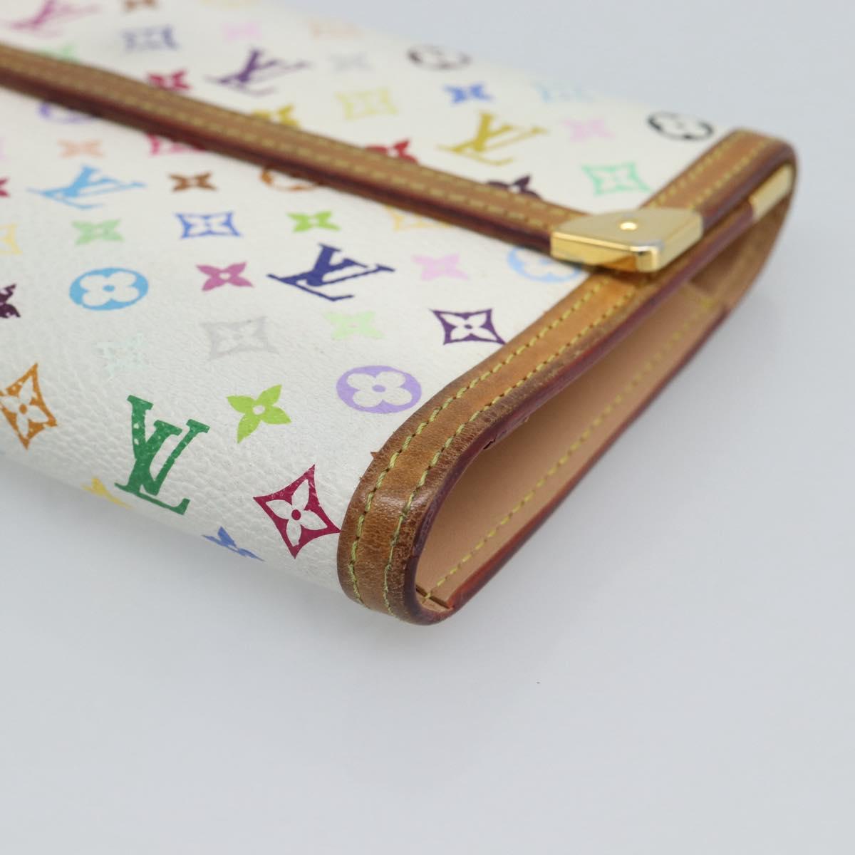 LOUIS VUITTON Monogram Multicolor Porte Tresor International M92659 Auth 192950