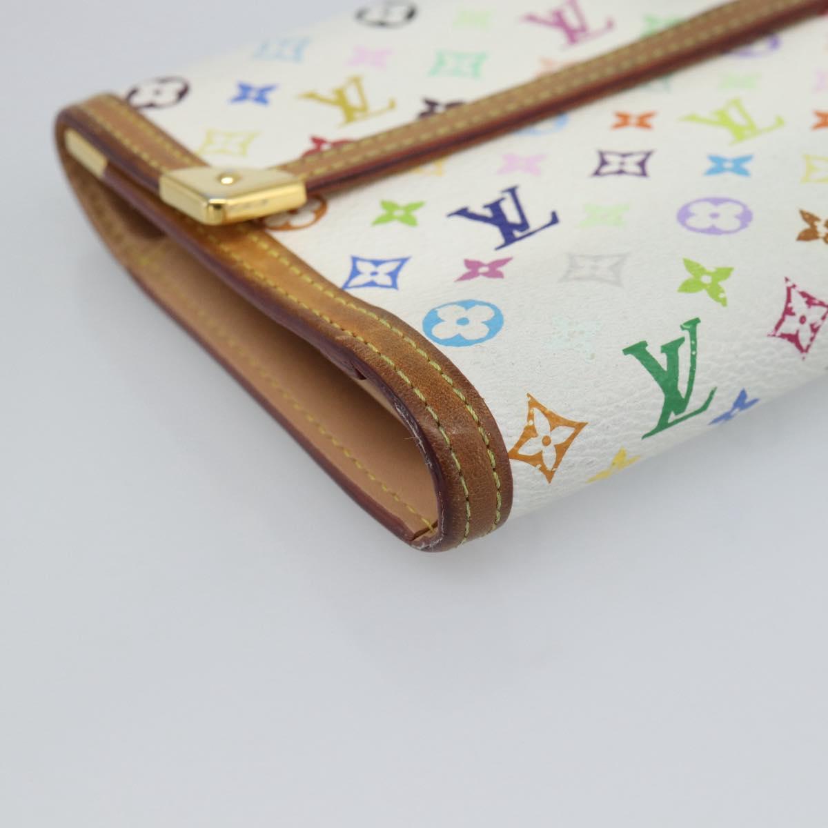 LOUIS VUITTON Monogram Multicolor Porte Tresor International M92659 Auth 192950