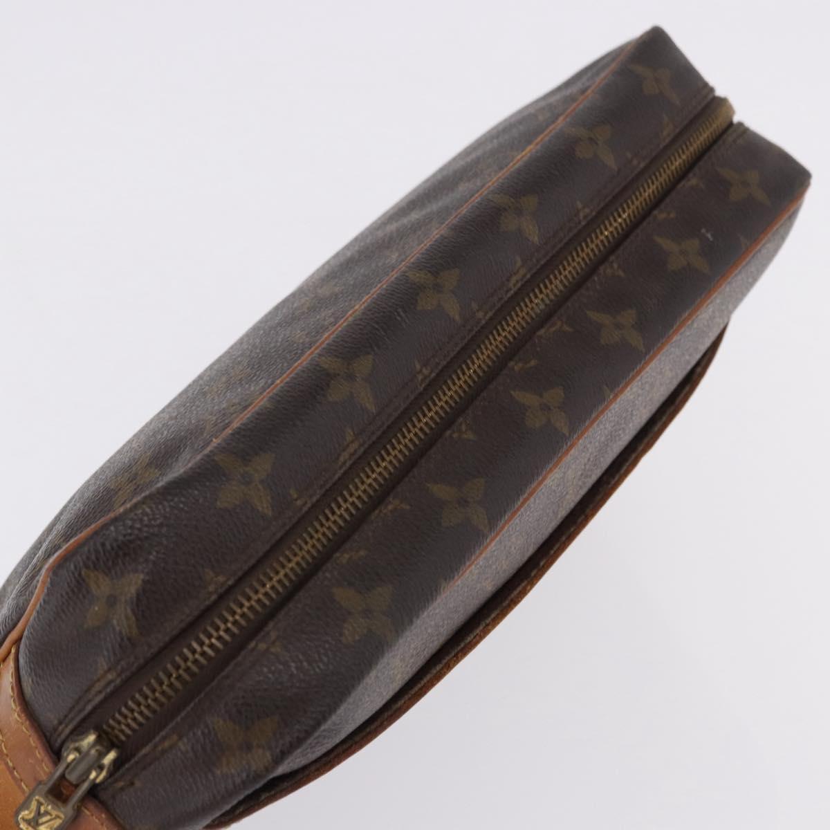 LOUIS VUITTON Monogram Compiegne 28 Clutch Bag M51845 LV Auth 192970