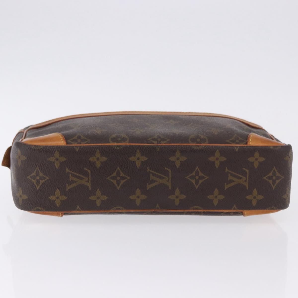 LOUIS VUITTON Monogram Compiegne 28 Clutch Bag M51845 LV Auth 192970