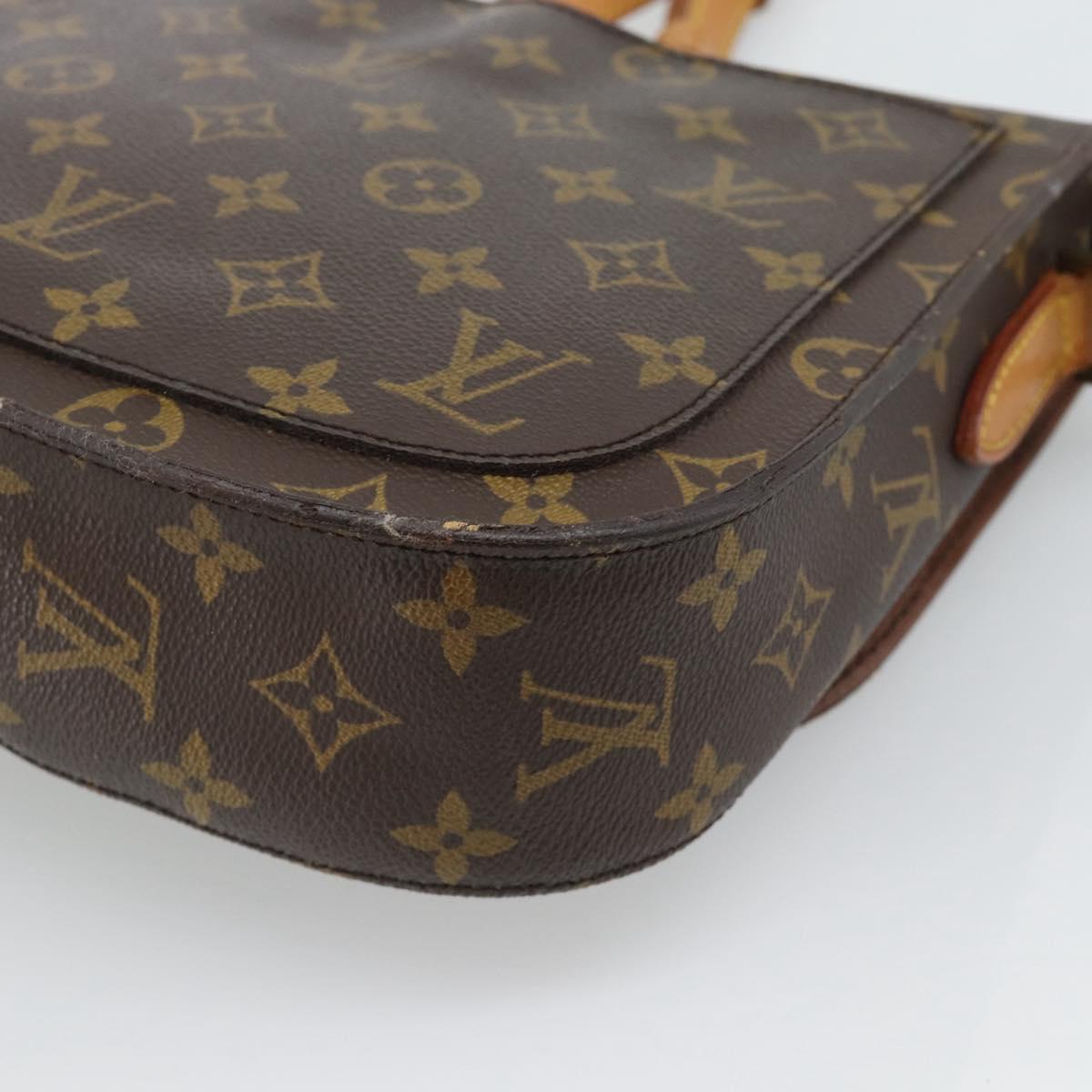 LOUIS VUITTON Monogram Saint Cloud GM Shoulder Bag M51242 LV Auth 192972