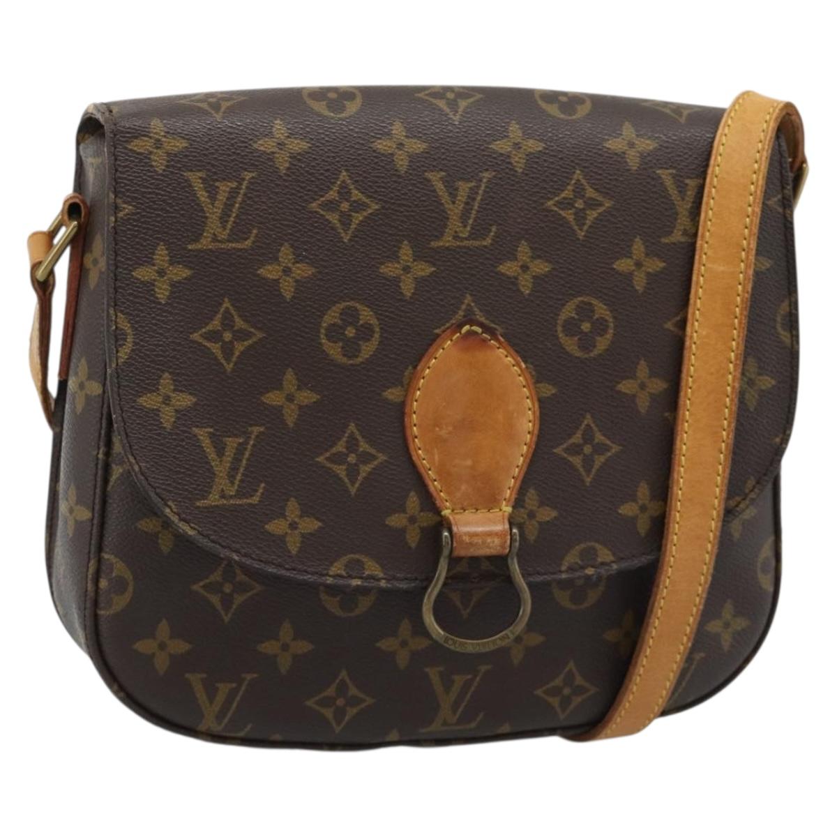 LOUIS VUITTON Monogram Saint Cloud GM Shoulder Bag M51242 LV Auth 192972