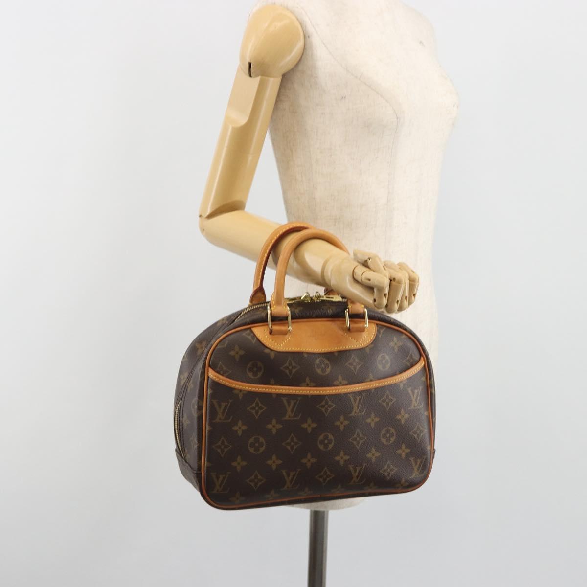 LOUIS VUITTON Monogram Trouville Hand Bag M42228 LV Auth 192973V