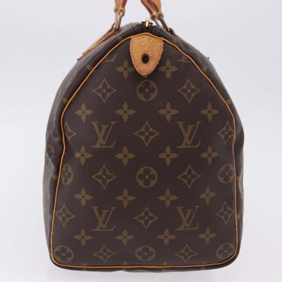 LOUIS VUITTON Monogram Speedy 35 Hand Bag M41524 LV Auth 192974A