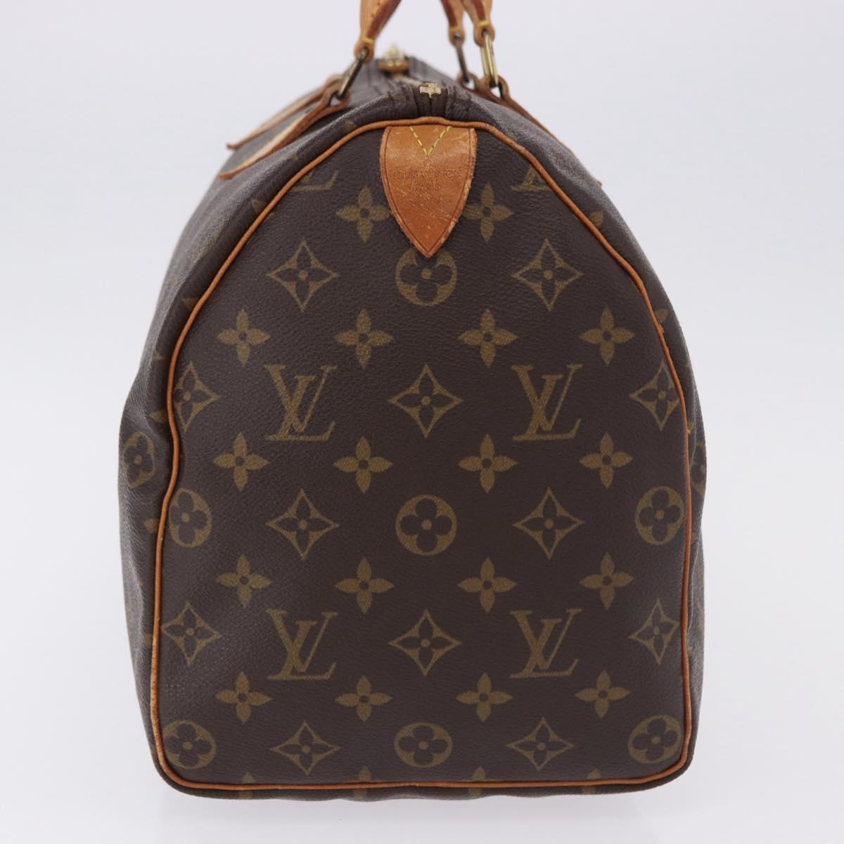 LOUIS VUITTON Monogram Speedy 35 Hand Bag M41524 LV Auth 192974A