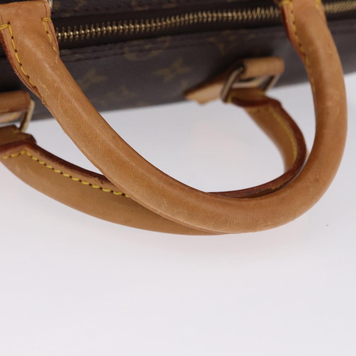 LOUIS VUITTON Monogram Speedy 35 Hand Bag M41524 LV Auth 192974A