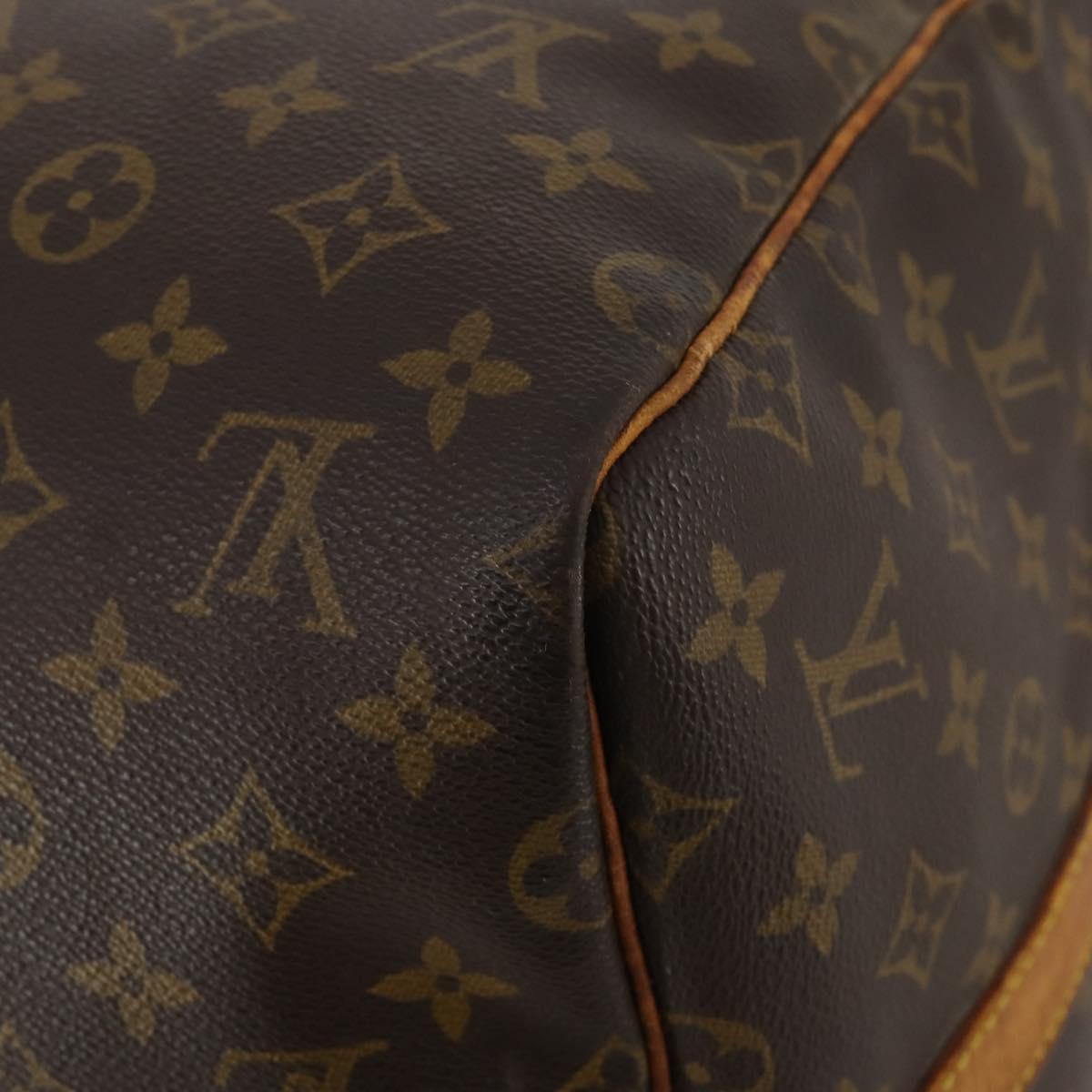 LOUIS VUITTON Monogram Keepall Bandouliere 55 Boston Bag M41414 LV Auth 192976