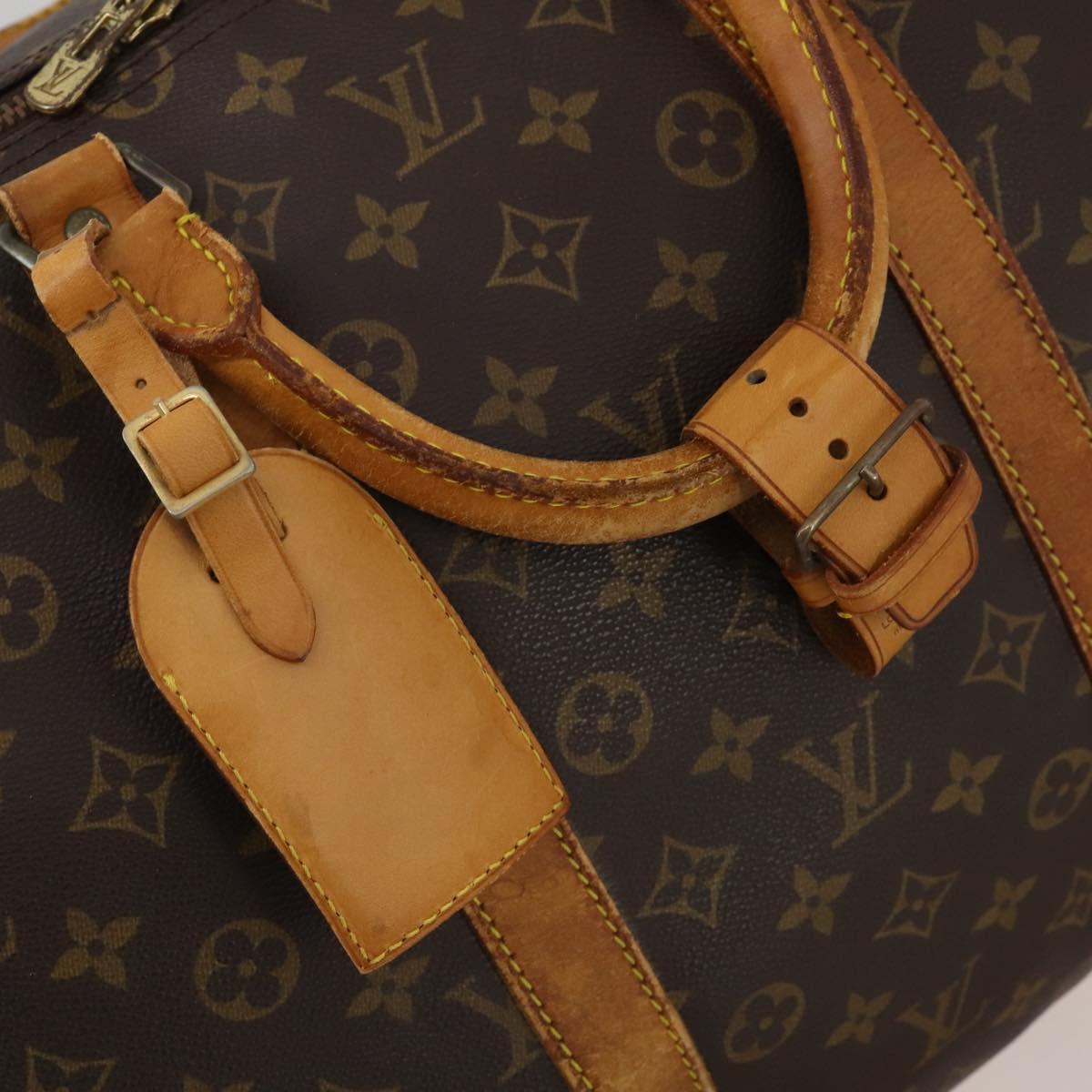 LOUIS VUITTON Monogram Keepall Bandouliere 55 Boston Bag M41414 LV Auth 192976