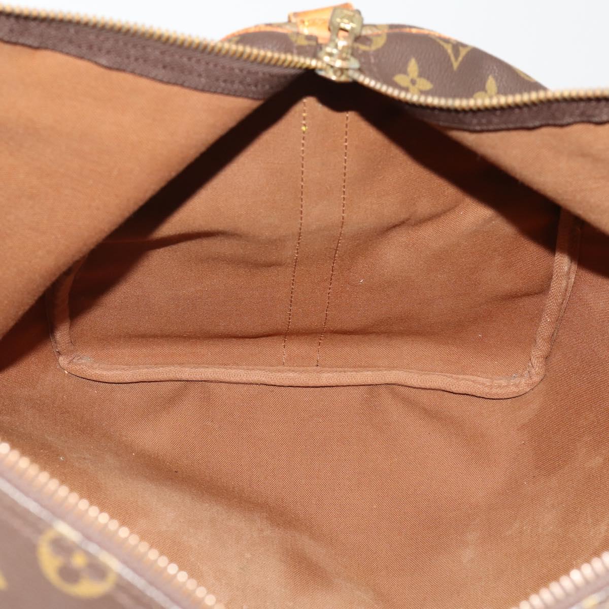 LOUIS VUITTON Monogram Keepall Bandouliere 55 Boston Bag M41414 LV Auth 192976