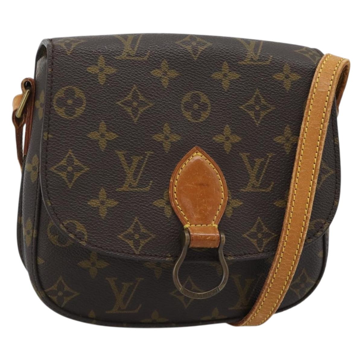LOUIS VUITTON Monogram Saint Cloud MM Shoulder Bag M51243 LV Auth 192977