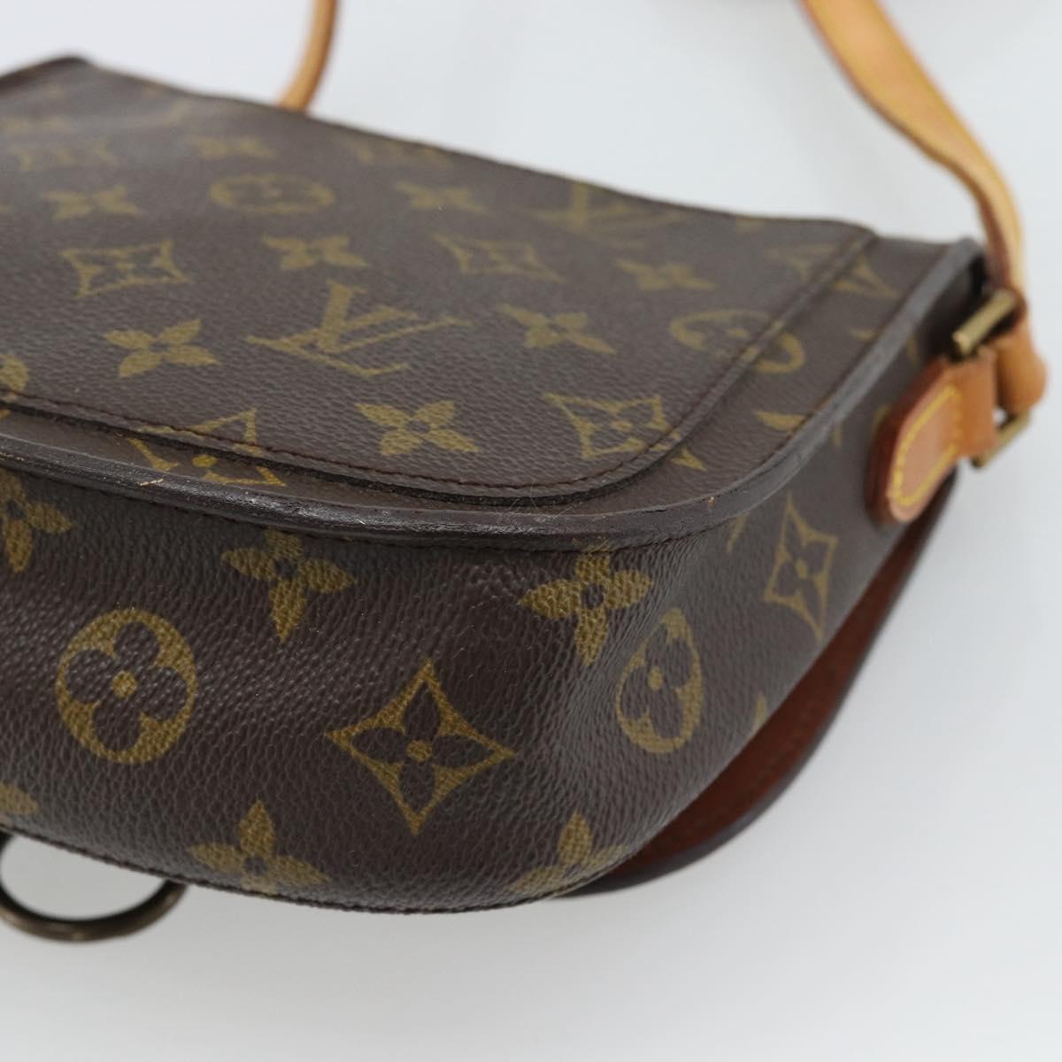 LOUIS VUITTON Monogram Saint Cloud MM Shoulder Bag M51243 LV Auth 192977