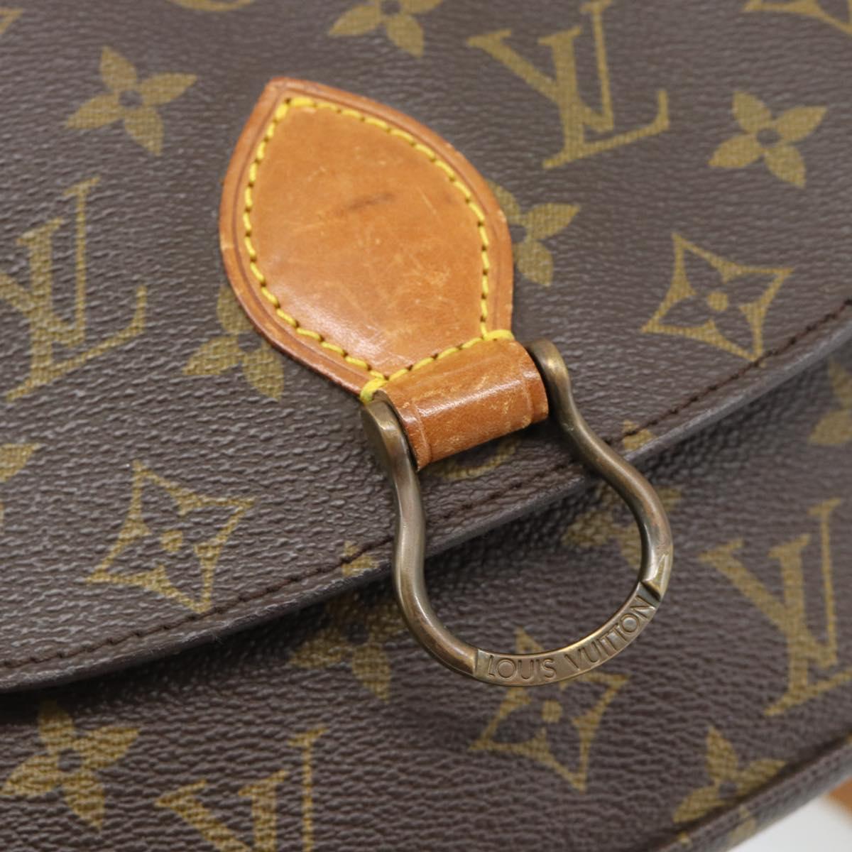 LOUIS VUITTON Monogram Saint Cloud MM Shoulder Bag M51243 LV Auth 192977