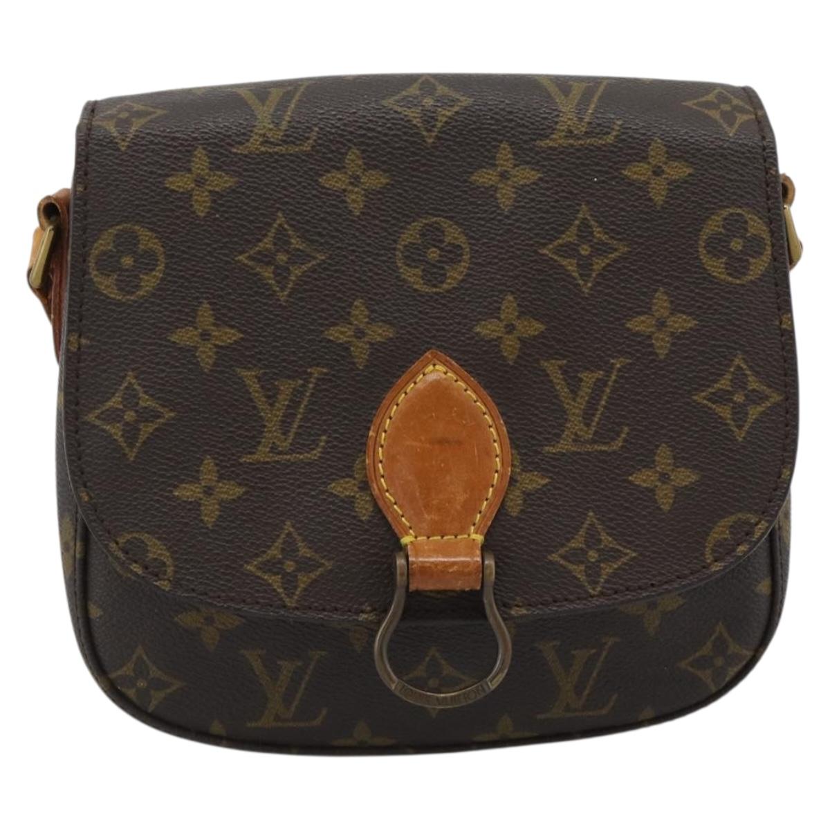 LOUIS VUITTON Monogram Saint Cloud MM Shoulder Bag M51243 LV Auth 192977