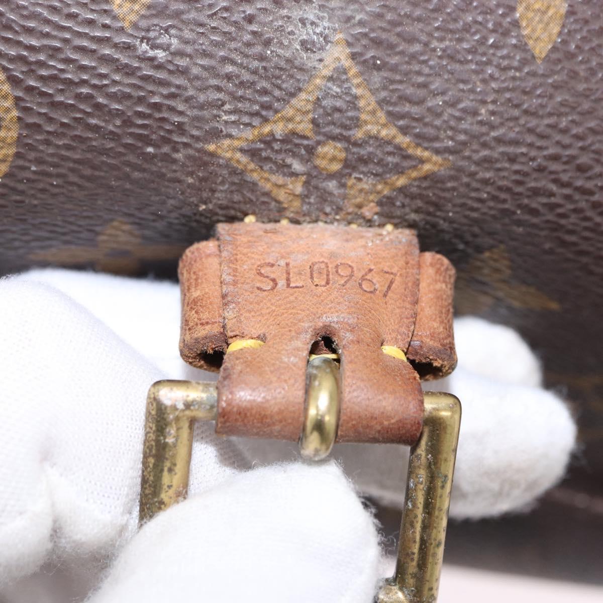 LOUIS VUITTON Monogram Bel Air Hand Bag 2way M51122 LV Auth 192978
