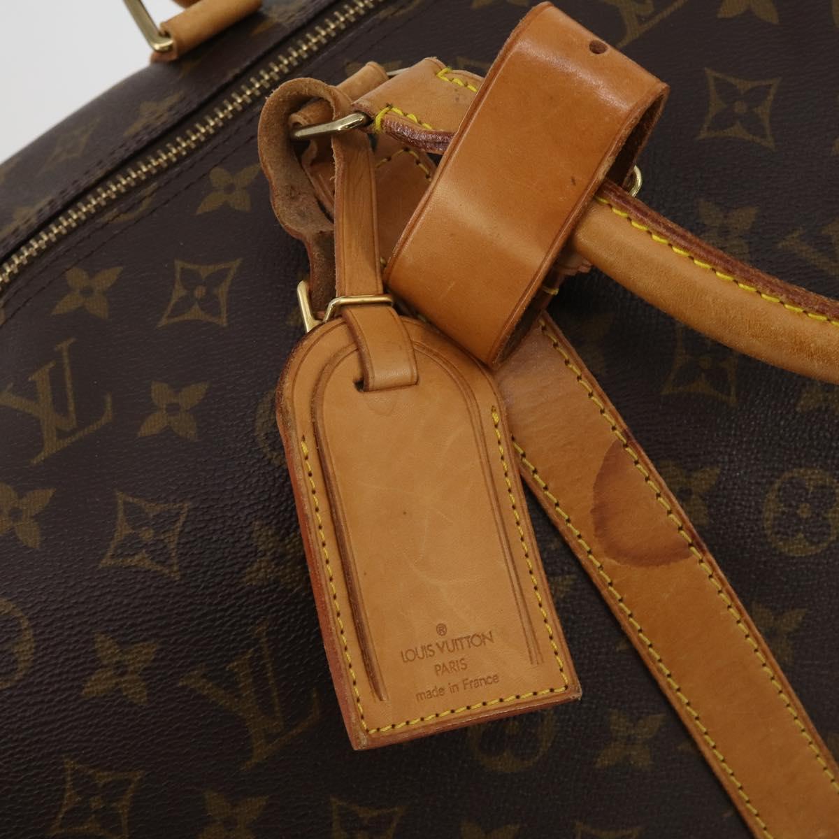LOUIS VUITTON Monogram Keepall 60 Boston Bag M41422 LV Auth 192979