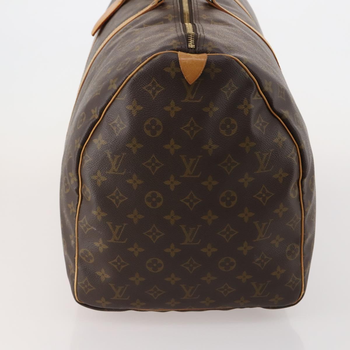 LOUIS VUITTON Monogram Keepall 60 Boston Bag M41422 LV Auth 192979