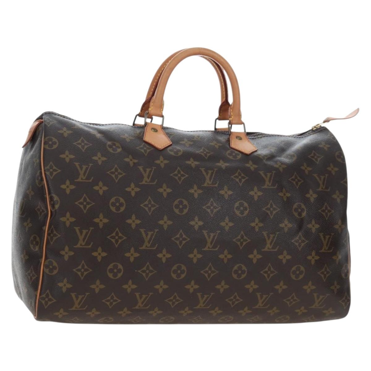 LOUIS VUITTON Monogram Speedy 40 Hand Bag M41522 LV Auth 192980V