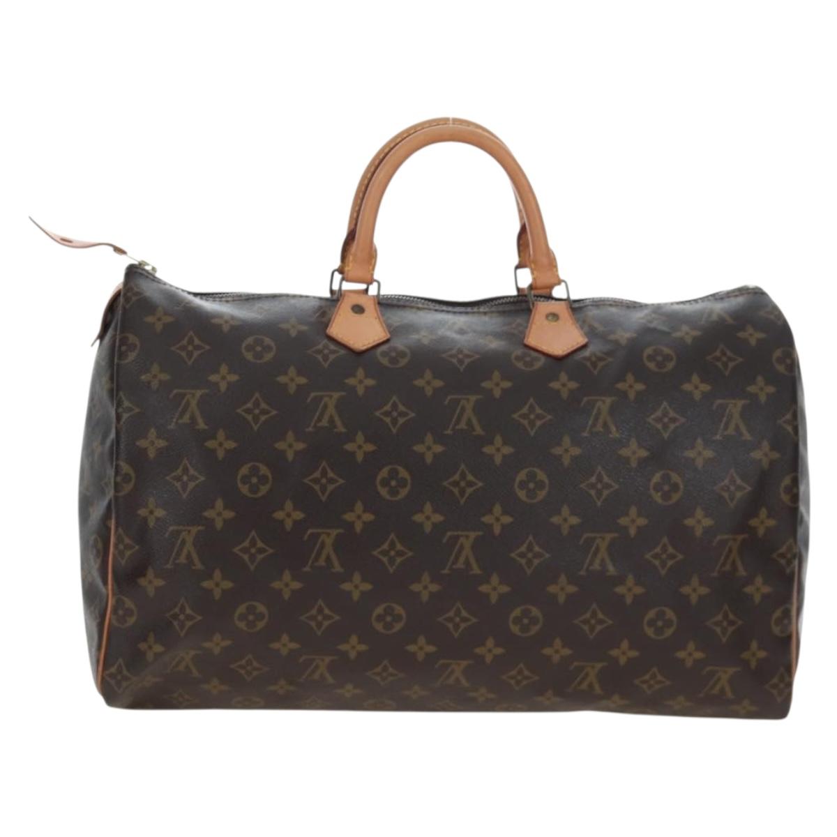 LOUIS VUITTON Monogram Speedy 40 Hand Bag M41522 LV Auth 192980V