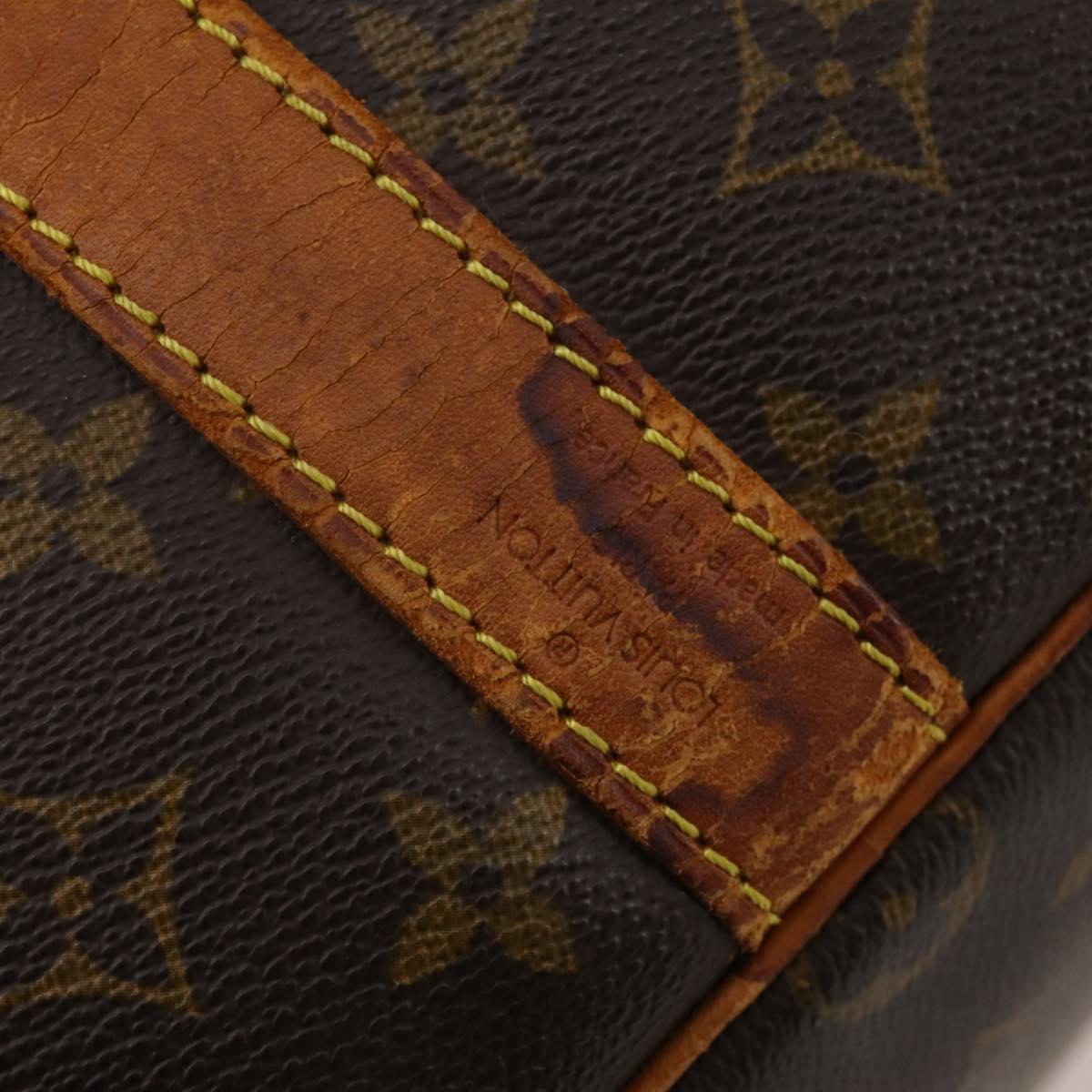 LOUIS VUITTON Monogram Keepall Bandouliere 55 Boston Bag M41414 LV Auth 192981
