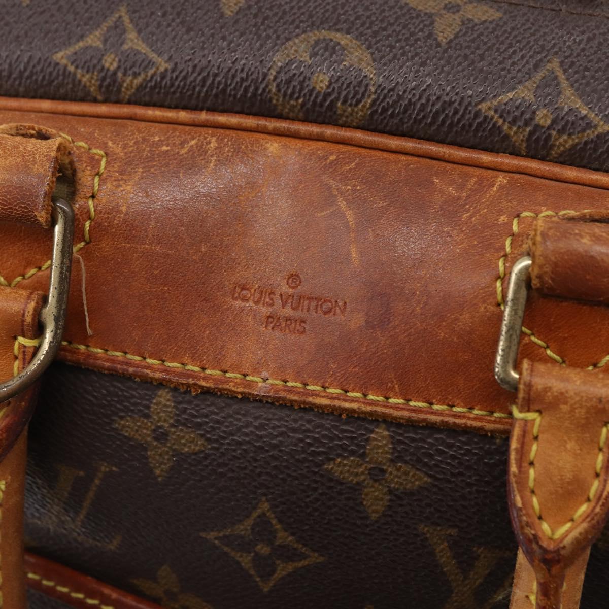 LOUIS VUITTON Monogram Deauville Hand Bag M47270 LV Auth 192982