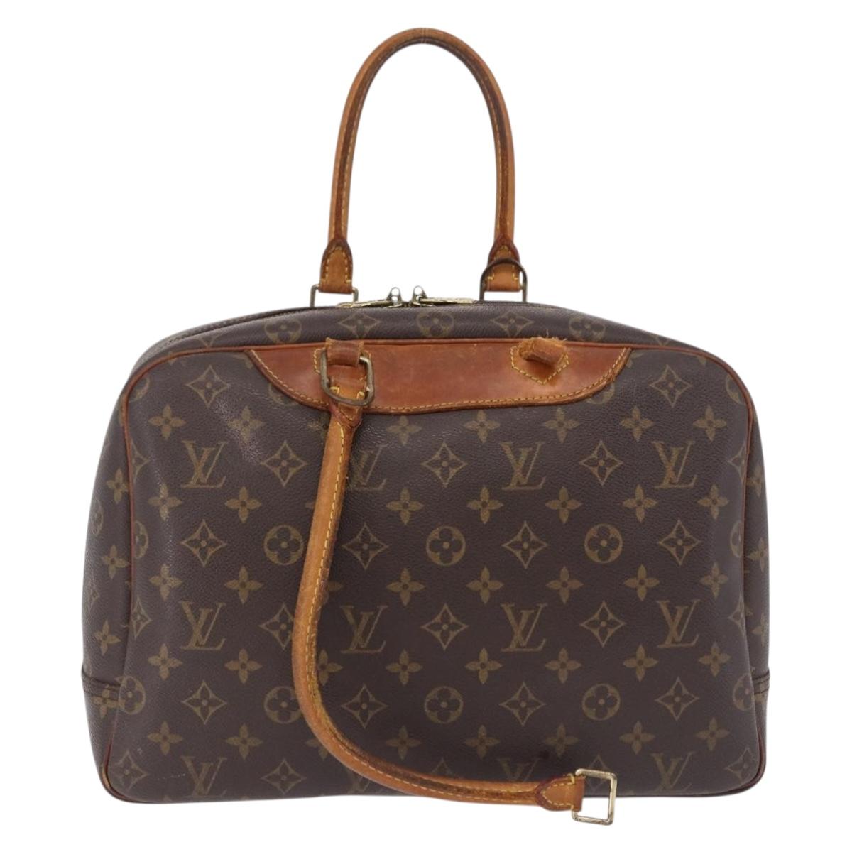 LOUIS VUITTON Monogram Deauville Hand Bag M47270 LV Auth 192982
