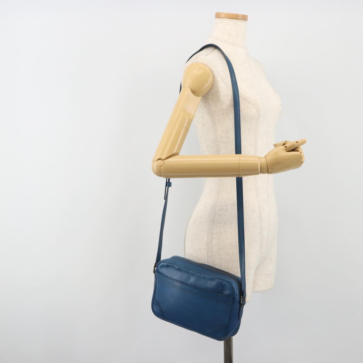 LOUIS VUITTON Epi Trocadero 23 Shoulder Bag Blue M52305 LV Auth 192985