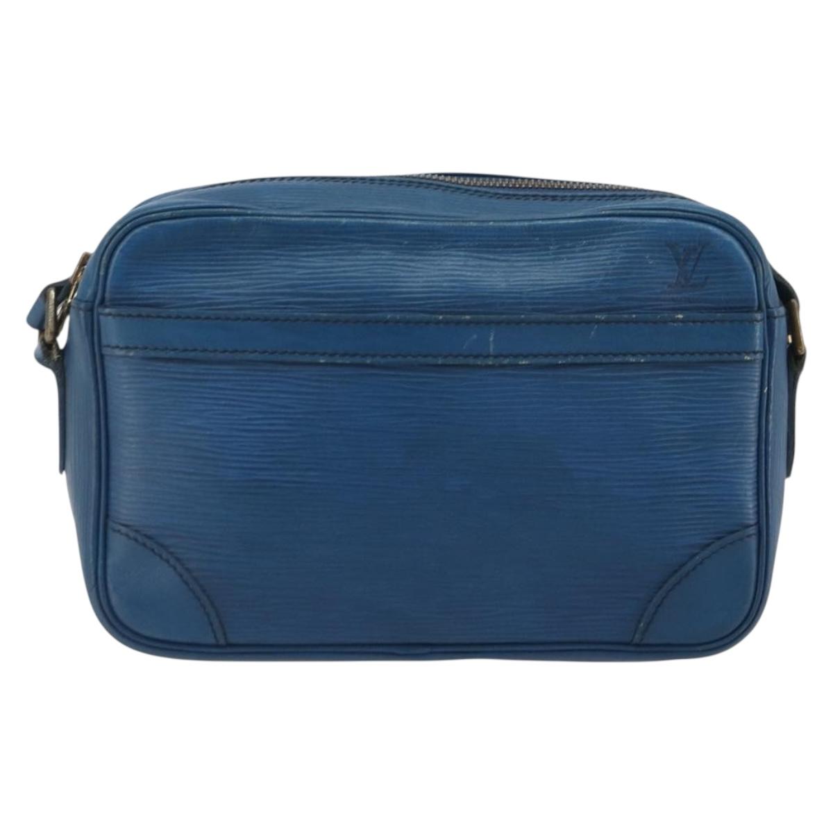 LOUIS VUITTON Epi Trocadero 23 Shoulder Bag Blue M52305 LV Auth 192985