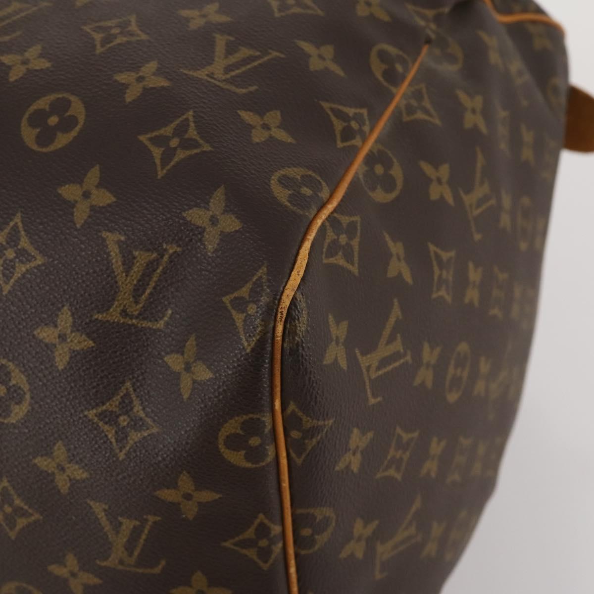 LOUIS VUITTON Monogram Keepall 55 Boston Bag M41424 LV Auth 192989