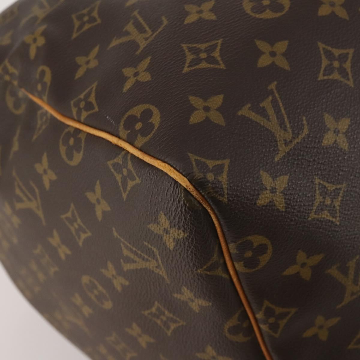 LOUIS VUITTON Monogram Keepall 55 Boston Bag M41424 LV Auth 192989